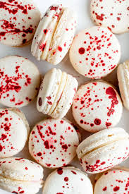 Colors for macarons can be added in a couple of ways. Bloody Spooky Macarons A Cookie Named Desire