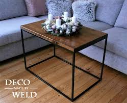 For example, if your couch is 6 feet long, you will want to purchase a coffee table that is 4 feet long. Steel Wood Coffee Table Length 80 Cm Width 50 Cm Height 57 Cm Coffee Table Coffee Table Wood Table
