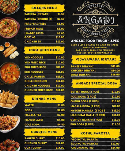 Angadi Food Truck - Apex — Indian restaurant food truck in Apex, North Carolina
