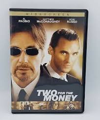 Two for the Money DVD 2006 Widescreen Al Pacino Rene Russo, Matthew  McConaughey 25192849527