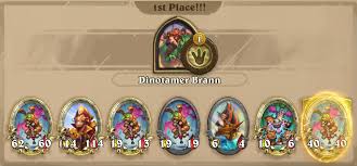 Okay, so the forge o' wills started makin' new earthen brann bronzebeard yells: Pulled Off The Dinotamer Brann Pogo Build Ft Gold Grubber Thankfully There Were No Murlocs In The Lobby Hearthstone