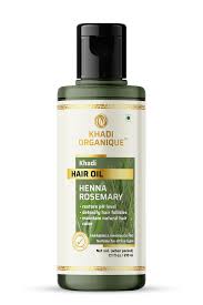 Shop Khadi Organique Henna Rosemary Hair Oil Online in UAE