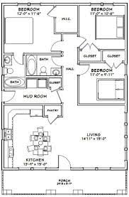 Without dividers, they will find it very easy to transport cooked meals from the stove to the dining table. 30x40 House 3 Bedroom 2 Bath 1 200 Sq Ft Pdf Floor Plan Instant Download Model 2b Pole Barn House Plans Small House Floor Plans 30x40 House Plans