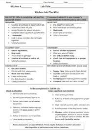 Free tools compliance one group. 10 Kitchen Checklist Templates Google Docs Word Pages Pdf Free Premium Templates