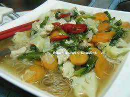 6 ulas bawang putih halia sebesar ibu jari 1 ½ sudu besar lada hitam. Resepi Mee Ladna Galeri Resepi