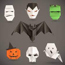 Halloween origami is one way parents can save money and have quality time with their kids. Creepy Origami Designs For Halloween Kcp Japanese Language School