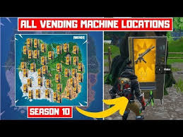 Check out the vending machine locations for season 10 (x) of fortnite battle royale. All Vending Machine Locations In Fortnite Season 10 Fortnite Battle Royale Fortnitebattleroyale
