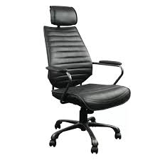 Genuine Leather Task Chair In 2020 Executive Office Chairs Black Office Chair Adjustable Office Chair