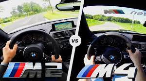 A wild 365 horsepower salute to past m cars. Bmw M2 Vs M4 Acceleration Pov Sound M Dct Vs M Dct Launch Control Youtube