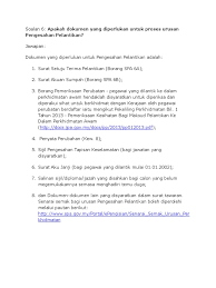 Salinan kenyataan perkhidmatan yang dikemaskini; Soalan 6