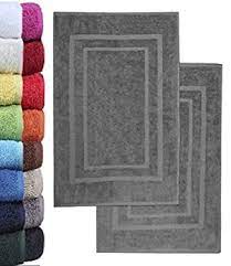 Naturemark Set Di 2 Tappetini Da Bagno In Spugna 50x80cm Grigio Antracite Vedi Il Prezzo E Le Caratteris Tappetino Da Bagno Tappetini Tappeti Bagno Moderni