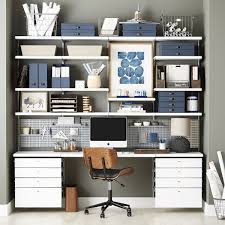Create A Custom Home Office Solution With A Modular Shelving Designed For Your Unique Needs Office Shelving Home Office Design Office Wall Shelves
