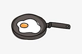 Download Premium Vector Of Fresh Cooked Fried Egg On A Pan Vector 2034481 Fried Egg Free Hand Drawing Watermelon Vector