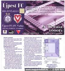 18+ please gamble responsibly begambleaware.org Ujpest Fc Fc Vaduz 0 4 2006 07 13 Kepek Adatok Uefa Kupa Selejtezo 1 Fordulo Magyarfutball Hu