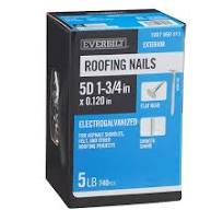 Everbilt 1-3/4 in. x 5D Electro-Galvanized Non-Collated Roofing Nails 5  lbs. (740-Count) EB0132115