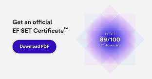 احصل على شهادة لغة إنجليزية معترف بها عالميا Ef Set Certificate