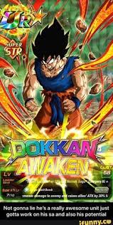 The game is developed by akatsuki, published by bandai namco entertainment, and is available on android and ios. 46 Funny Dragon Ball Z Dokkan Battle Memes Ideas Funny Dragon Memes Dragon Ball Z