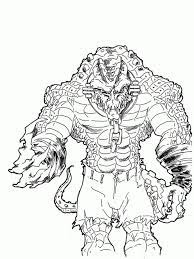 Coloring pages: Killer Croc, printable for kids & adults, free