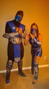 Mortal Kombat Couples Costumes Sub Zero And Kitana Couples Costumes Halloween Costumes Costumes