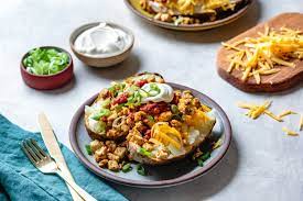 Fully Loaded Moroccan Tofu Cubes Baked Potatoes Always Plant Based Always Delicious Hodo Vegetarian Recipes Indian Food Recipes Healthy Vegetarian