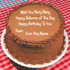 Nothing can make a man more joyful than the affection for his/her companion. Friends Birthday Cake My Name Pix Cards