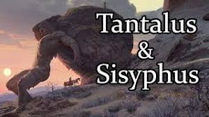 According to the greek myth, sisyphus is condemned to roll a rock up to the top of a mountain, only to have the rock roll back down to the bottom every time he there are a number of stories—ones which are not mutually exclusive—that explain how sisyphus came to earn his punishment in the underworld. The Punishments Of Tantalus Sisyphus Greek Mythology Explained Youtube