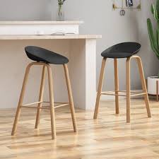 Orren Ellis Skelmersdale Modern 30 Bar Stool Color Black Modern Bar Stools Bar Stools 30 Bar Stools
