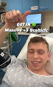 Celtic star Alistair Johnston posts update from hospital as Brendan Rodgers  breaks silence