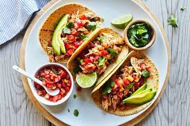 Slow Cooker Chicken Tacos Easy Recipe The Beachbody Blog Recipe Beachbody Recipes Slow Cooker Chicken Tacos Recipes