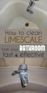 How To Clean Limescale From Your Bathroom Fast And Effective Cleaning Ideas Make Your Cleaning Ritual Easier Cleaning Hacks Cleaning Household Cleaning