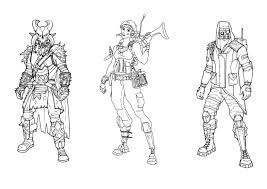 Build and explore to your heart's desire. Fortnite Coloring Pages Red Jade Novocom Top