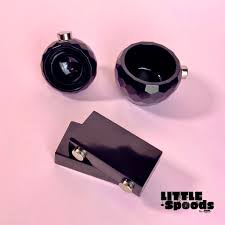 Black Jumping Spider Enclosure Decor Set