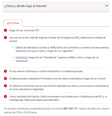 Estados unidos está de vuelta. Ingreso Familiar De Emergencia Ife Te Comunicaciones Codegua Facebook