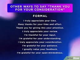 40+ Ways to Say “Thank You for Your Consideration” in Emails