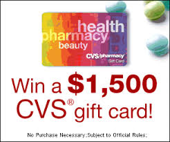 Cvs announces vaccine sweepstakes with cash prizes and more. Win A 1 500 Cvs Gift Card