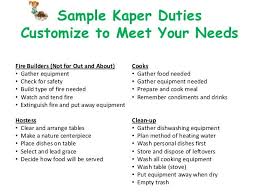 Image Result For Kaper Charts Camping Forms Girl Scouts