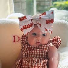 Texas University Bows/ Headbands/ut Bows.