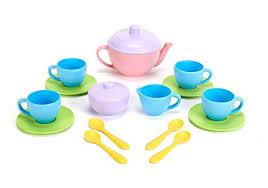 Shop Green Toys Tea Set Bpa Free Phthalate At Artsy Sister In 2021 Toy Tea Set Green Toys Tea Set Green Toys