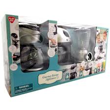 Robot Check Kids Pretend Play Gourmet Kitchen Appliances Toy Kitchen
