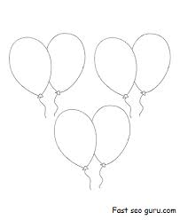 Coloring In Sheets Birthday Balloons With Images Coloring Pages For Kids Coloring Pages Birthday Balloons