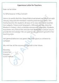 Experience certificate contains information on your job work, your role, your designation, your salary etc. Experience Letter Format Work Experience Letter Samples How To Write Experience Letter A Plus Topper