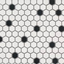 Free shipping on orders over $25 shipped by amazon. Black And White 1x1 Hexagon Matte Porcelain Tile Contemporary Mosaic Tile By Tilesbay Houzz