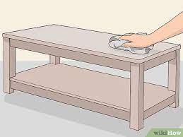 How to refinish a table or coffee table for a beginner. How To Refinish A Coffee Table 10 Steps With Pictures Wikihow