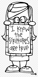 The bible is full of wonderful true stories and factual information!explore some of the major themes of the bible—from genesis to revelation (beginning to end). Melonheadz Lds Illustrating Know The Scriptures Are True Coloring Pages Free Transparent Png Clipart Images Download