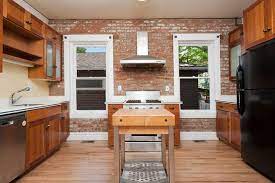 To do this we fixed through the back after setting out the height and marking it on the wall in exactly the same way as we did with the wall unit brackets. 50 Brick Kitchen Design Ideas Tile Backsplash Accent Walls Designing Idea