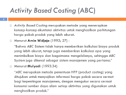 We did not find results for: Activity Based Costing Abc Ppt Download