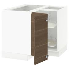 Check spelling or type a new query. Sektion Corner Base Cabinet With Carousel White Voxtorp Walnut Effect 38x24x30 Shop Online Or In Store Ikea