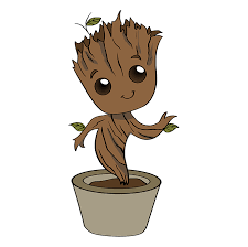 How do you draw a cute baby? How To Draw Baby Groot Really Easy Drawing Tutorial