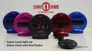 The theory is that simulating dawn with increasing levels of light triggers your natural arousal, so that by the time it ramps up to maximum brightness you are ready to wake, feeling refreshed rather than feeling. Sonic Bomb Super Loud Alarm Clocks With Bed Shakers Youtube