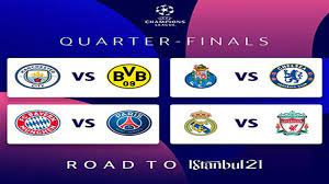 Jadwal Liga Champions 8 Besar 2021 Live Sctv Rabu Real Madrid Vs Liverpool Man City Vs Dortmund Tribun Pontianak